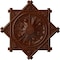 Ekena Millwork Antilles Ceiling Medallion (Fits Canopies up to 6"), 38 1/4"OD x 1 1/2"P, Burnished Mahogany Crackle CM38ANBMC - alternate 1
